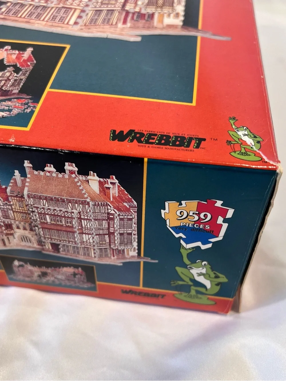 Vintage Wrebbit PUZZ-3D Alsace 959 Piece Complete Puzzle